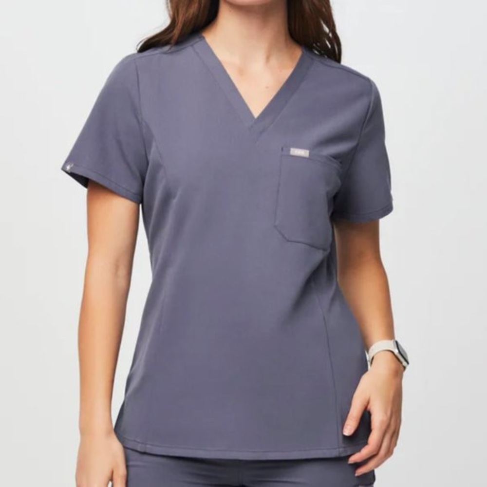 Figs Space Navy Catarina Top